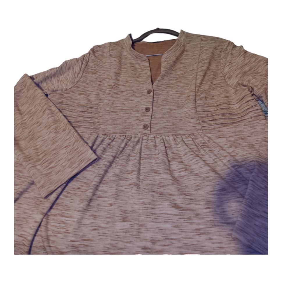 Sese Code Brown Blouse - Picture 6 of 9